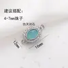 Fecho de Lingote Micro-Incrustado 18K DIY Colar de Pérolas Conector de Acabamento Artesanal Fecho de Pulseira Corrente de Suéter Haste de Inserção Fecho de Pressão