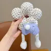 Kuromi Trasero Scrunchie de Flores para Niños para Niñas Lindo Lazo para Moño Accesorio para el Cabello