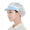 Gorra de Trabajo Nueva de Xuan Comedor de Catering Cocina Doméstica Malla a Prueba de Polvo y Aceite Gorra Antihabitación Taller de Fábrica de Alimentos Transpirable