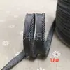 En stock 48 colores poliéster velcro con borde de cordón ribeteado tira de inserción de cuerda para ropa colchas sofás cojines tira de ribete