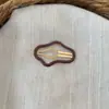 Elegante pinza BB hueca con forma de nube, pinza lateral simple estilo coreano para flequillo, pinza para el pelo ondulado para arreglar mechones sueltos, accesorio para el pelo para mujer