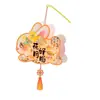 Lanternas do Festival do Meio do Outono para Crianças e Kit de Artesanato DIY para Pais e Filhos para Fazer Lanternas de Coelho Decorativas Manuais Culturais Tradicionais para Exterior