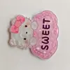 Chapa de Acrílico Série Fofa Sanrio Avatar DIY Grampo de Cabelo Bolsa Pingente Grampo de Cabelo Acessórios de Menina Patche