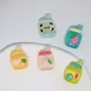 Botella de Fruta de Dibujos Animados Luminosa Accesorios de Joyería de Resina Pasador para el Cabello Peineta Hecho a Mano Material para Carcasa de Teléfono Móvil Pegatina para Vaso de Agua de Refrigerador