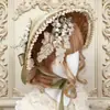 2026 Novo Estilo Chapéu de Palha Lírio-do-Vale Boina Chapéu Lolita Clássico Vintage Chapéu de Sol Bnt para Mulheres