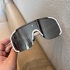 Deportes al Aire Libre Ciclismo Montañismo Esquí Gafas de Sol Gafas Cortavientos Marco Negro Marco Mercurio Oversize Apariencia Adelgazante Gafas de Motocicleta Tendencia