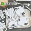 Gatinho Preto Papel Criativo Selos Adesivos Adesivos para Caderno Autoadesivo DIY Decorativos Padrão Pequeno Colar Pintura Notas Adesivas
