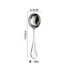 Cuchara de servir de acero inoxidable 304 Cuchara compartida de restaurante Cuchara profundizada para fideos de caracol Cuchara para ramen Cuchara para servir sopa y arroz Espátula de servir