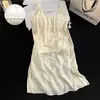 Camisón de Tirantes Nube 2026, Nuevo Estilo Veraniego, Camisón Dulce y Sexy, de Longitud Media, Corte Holgado con Copas en el Pecho, Ropa de Casa