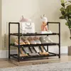 Estantería de almacenamiento multicapa extra grande, ensamblada, en stock, para venta al por mayor, para uso doméstico, dormitorio, recibidor, zapatero simple, zapatero y pasillo