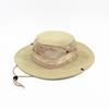 Chapéu de Pescador de Verão Preto Adulto Montanhismo Pesca Chapéu Beanie Aba Larga Homens e Mulheres Chapéu de Sol Jungle Mesh