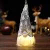 Adornos para Árbol de Navidad, Decoraciones Colgantes de Tela sin Rostro de Santa que se Iluminan con Luces, Pequeños Adornos Colgantes, Decoraciones Navideñas, Venta al por Mayor Transfronteriza