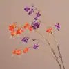 Nueva decoración de flor artificial de campanilla de tallo largo para sala de estar, accesorios de fotografía, paisajismo comercial, decoración del hogar