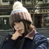Chapéu de Lã Jacquard Fair Isle Chapéu de Tricô para Mulheres Quente de Inverno para Viagem ao Ar Livre Chapéu Quente de Lã com Proteção para Orelhas