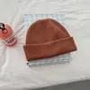 ¡Calidad Premium! Exportado a Corea, Gorro de Punto 100% Lana Pura para Mujer, Gorro Cálido de Punto de Lana de Oveja
