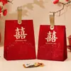 Nova Caixa de Açúcar Fosco Estilo Chinês Casamento Luz de Luxo Portátil Caixa de Doces de Casamento Caixa de Presente de Acompanhamento Caixa de Doces Criativa para Casamento