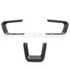 Adecuado para 24 modificaciones de Ford Mustang, juego de decoración interior de coche, juego decorativo de patrón de fibra de carbono ABS con lentejuelas