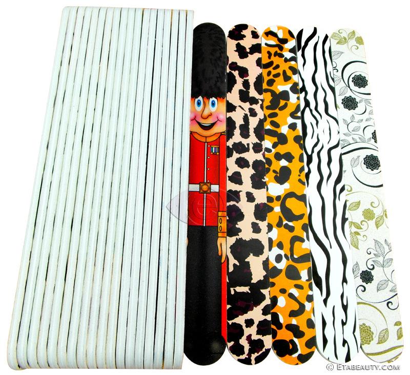 299印花环保eva海绵胶板指甲锉条制造商美甲挫条戳条