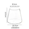 Vaso de Vidrio Monte Fuji, Vaso para Cerveza, Copa para Vino Tinto, Taza para Café con Leche, Se Puede Usar como Vela, Copa de Aromaterapia, Vaso de Aviación