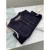 Chaleco Vaquero Redondo con Botones Dorados Estilo Retro Extranjero para Mujer con Sentido del Diseño Chaleco sin Mangas Brillante 25 Primavera y Otoño Chaqueta para Apilar