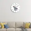 Corça um relógio de parede DIY quente e generoso Amazon moderno europeu silencioso criativo