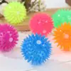 Bolinha Elástica Pequena Infantil, Bola Saltitante Luminosa com Corda, Som e Luzes, Bola de Balanço, Brinquedo para Alívio do Tédio de Animais de Estimação de Feira Noturna