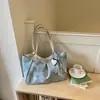 Bolsa de Hombro Artística Estilo Coreano Transfronteriza Estilo Universitario para Mujer, Nueva Moda Verano 2026 Tendencia Gran Capacidad