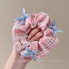 Acessório de cabelo elástico, estilo jovem, scrunchie moderno novo de 2025, headwear de tecido de malha elegante de verão para mulheres