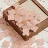 Tono Rosa Hada Vidrio Checo Estilo Retro Cuentas Geométricas Cuentas Sueltas Pulsera DIY Hecha a Mano Accesorios de Joyería