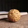 Sándalo dorado sándalo verde león Tang balonmano relajación muscular pieza de mano ejercicio de mano para anciano plato de madera jugar pelota de masaje trabajador
