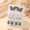 Set de Pinzas para el Cabello de Niña de Amazon Cuadros Puntos Estambres Clip para Flequillo de Niñas Lindos Mini Accesorios para el Cabello de Niñas