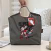 HINEZHA Moda de celebridad de Internet bordado de tendencia bolsa de compras de nailon transfronteriza casual para todo combinar bandolera para ir al trabajo