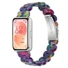 Adecuado para Correa de Smartwatch Huawei Band 11, Correa de Resina con Forma de Flor Ovalada de Cintura Pequeña Huawei 11Pro