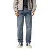 Ropa de Hombre Fengshe / Nueva Colección Primavera y Otoño 2026 Estilo Retro Americano Marca de Moda Jeans Rectos Ajustados Elásticos Pantalones Largos