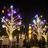 Luces Intermitentes de Colores, Luces con Forma de Copo de Nieve, Colgantes de Copo de Nieve, Luces de Copo de Nieve en el Árbol, Decoración de Jardín, Luces Decorativas Navideñas Brillantes