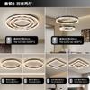 Lâmpada de Sala de Estar Moderna Redonda Atmosférica Rachadura de Gelo Lâmpada de Teto Minimalista Italiana Pacote de Lâmpadas Zhongshan para Casa Toda Lâmpada Combinada