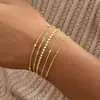 Set de Accesorios de Moda Transfronterizos, Pulseras en Capas Elegantes y Únicas para Mujer, Nueva Combinación de Aleación Joyería para Mano y Pie, Set de Seis Piezas