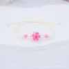 Suministro del Fabricante, Producto de Venta Caliente Transfronterizo, Pulsera Tejida a Mano de Jingdezhen, Pulsera de Flor de Ciruelo y Perla, Estilo Fresco y Dulce para Estudiantes