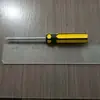 Destornillador pequeño de cabeza de zanahoria Phillips y plano, herramienta mini de acero 45#, destornillador pequeño corto endurecido, al por mayor