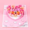 Tarjetas de Felicitación Especiales para el Día de San Valentín con un Toque de Lujo, Tarjetas Románticas Pop-Up 3D, Bendiciones de Escultura de Papel Hechas a Mano