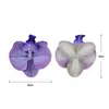 Filme Phalaenopsis Flor Pequena Alta Simulação Sentir Phalaenopsis Férias de Verão Processamento de Acessório de Cabeça DIY Chapéu de Formatura