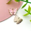 Acessórios de Borboleta Pingando Óleo Flor Amor Inseto Diamante Pérola Coração Pingente Acessórios para Pulseira Colar DIY Mais Vendidos da Amazon