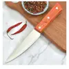 Cuchillo deshuesador engrosado, Cuchillo para sacrificio de ovejas de acero inoxidable, Cuchillo de corte y división de carne con mango de madera, Cuchillo de carnicero para matar cerdos