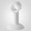 Batente de Porta de Silicone Sem Furo Almofada Anticolisão Silencioso Doméstico Batente de Porta de Borracha Preto para Maçaneta de Porta de Banheiro Vaso Sanitário Anticolisão