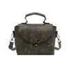 2025 Bolso Cuadrado Pequeño Nuevo con Cierre de Giro Estilo Coreano Bolso de Mujer Bolso de Hombro de Moda Bolso de Mano Simple de Moda Bolso Cruzado Retro