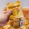 Nuevo Muñeco de Peluche Creativo de Capibara Colgante Bolsa Sorpresa Kawaii Brochetas Fritas Artificiales Juguete de Muñeco de Peluche Horneado