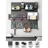 Prateleira de Armazenamento para Painel Perfurado sem Furos para Sala de Estudo, Sala de Jogos e Parede de Mesa de Computador Prateleira Suspensa