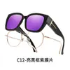 Nuevas Gafas de Sol Europeas y Americanas de Marco Grande para Hombres y Mujeres, Que Se Pueden Usar con Gafas para Miopía, Gafas de Sol Polarizadas Anti-UV, Lote Transfronterizo