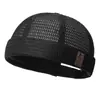 Nuevo modelo de verano del popular sombrero de propietario, sombrero de príncipe simple y elegante con logo de cuero, transpirable, adecuado para comercio exterior transfronterizo y transmisiones en vivo