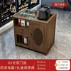Mesa de chá móvel mesa de chá pequena armário de chá doméstico mesa de centro pequena varanda conjunto de chá kung fu chaleira integrada armário lateral